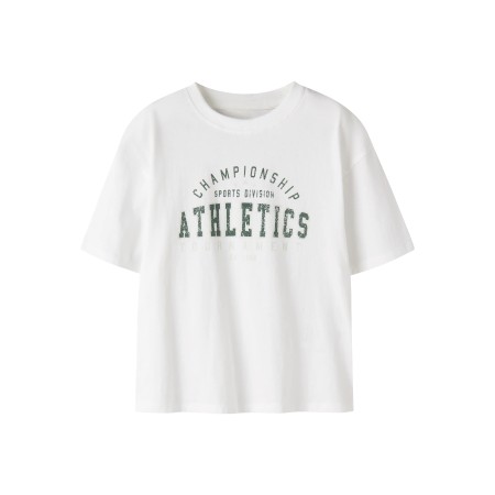 Name It T-shirt - NkmValix - Bright White/Championship