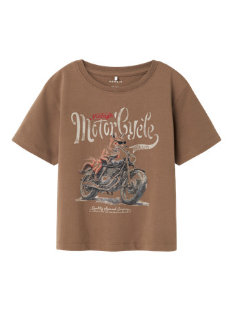 NAME IT T-shirt Husina Walnut