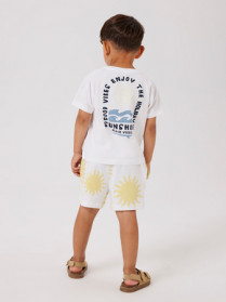 NAME IT T-shirt Fome Bright White