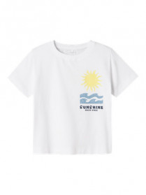 NAME IT T-shirt Fome Bright White