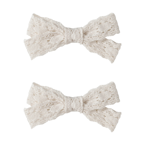 LIL ATELIER 2-Pak Hårspænder Lola Coconut Milk billede