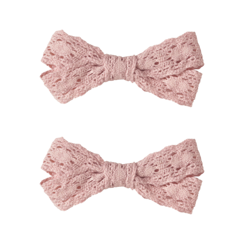 LIL ATELIER 2-Pak Hårspænder Lola Peach Whip billede