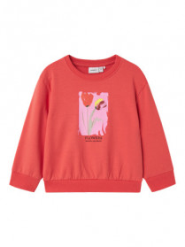 NAME IT Magisk Sweatshirt Fatima Spiced Coral