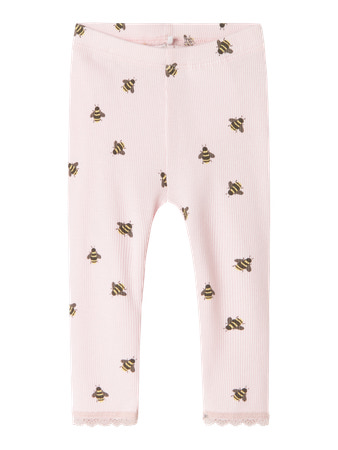 NAME IT Rib Leggings Flowerkab Ballerina