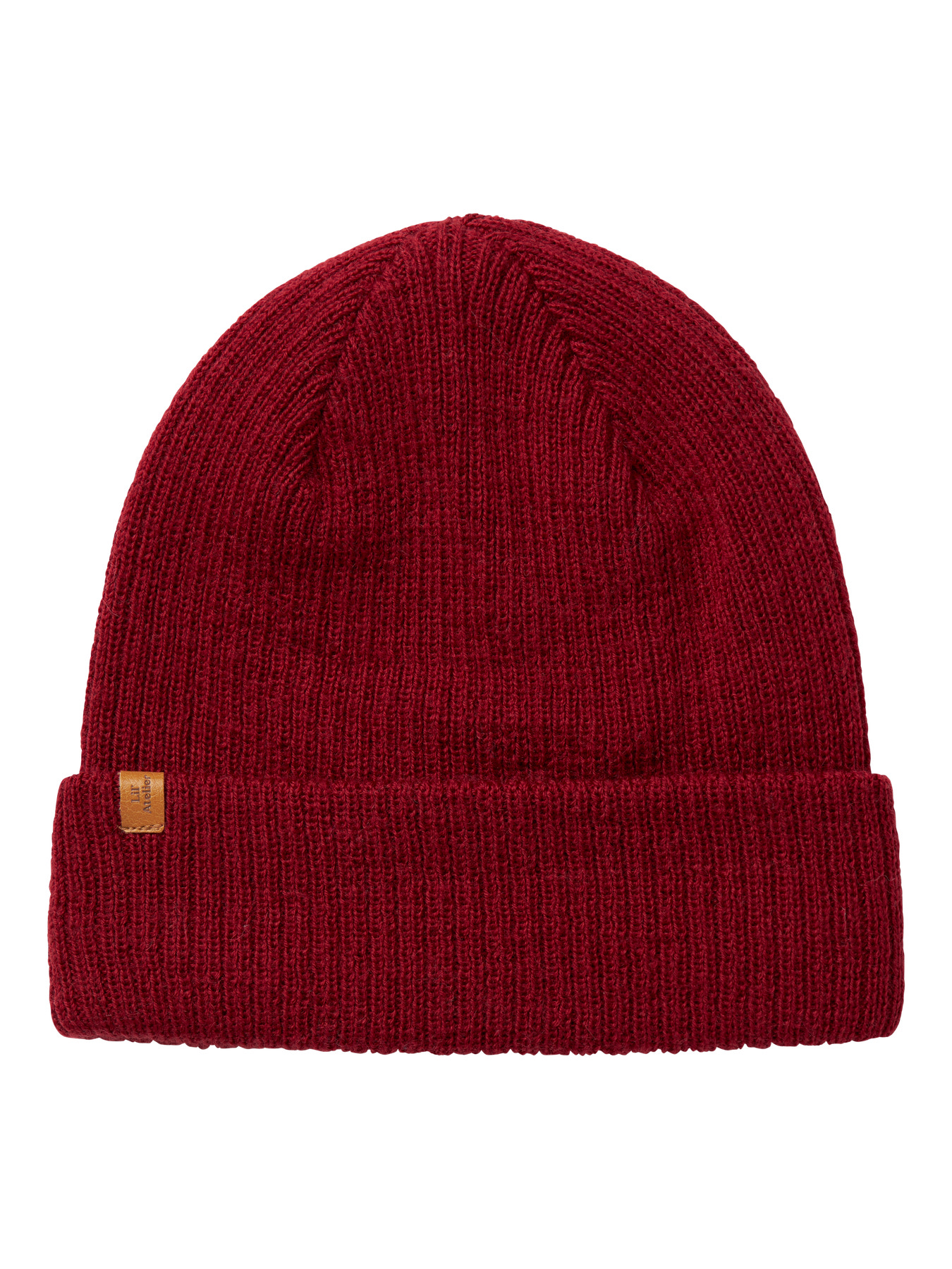 LIL ATELIER Uld Strikhue Nanson Red Dahlia