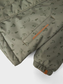 LIL ATELIER Vinterjakke SNOW10 Overland Trek Mushroom