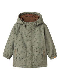 LIL ATELIER Vinterjakke SNOW10 Overland Trek Mushroom