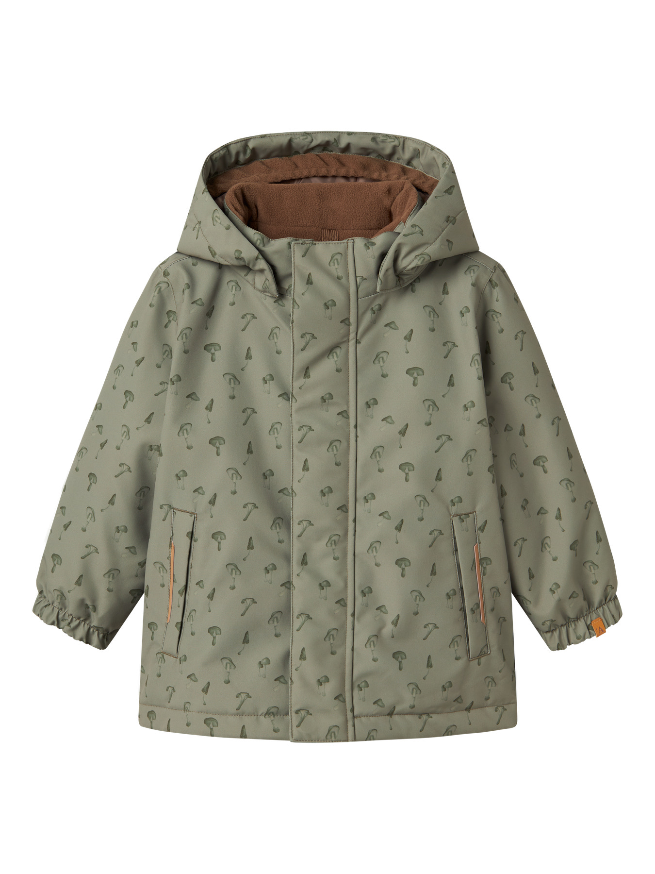 LIL ATELIER Vinterjakke SNOW10 Overland Trek Mushroom