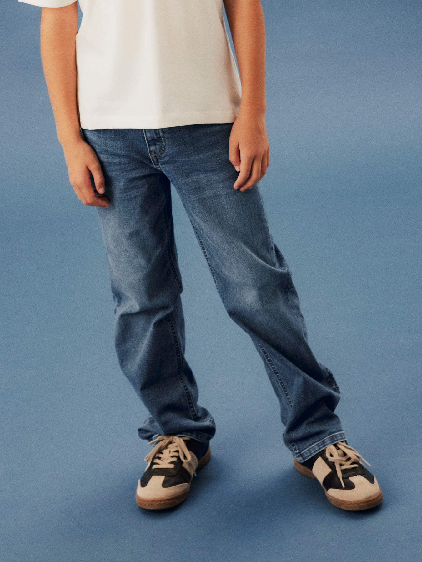 NAME IT Straight Jeans Ryan Dark Blue Denim