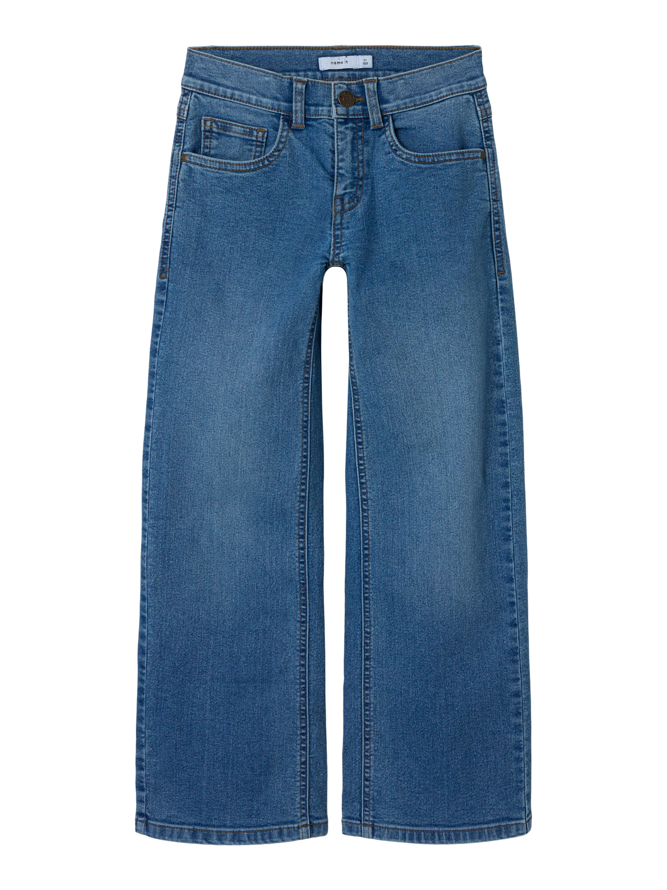 NAME IT Wide Jeans Rose Medium Blue Denim