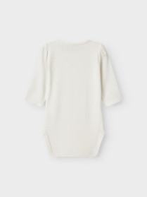 NAME IT Langærmet Body Korn Cloud Dancer