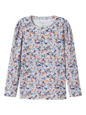 NAME IT Langærmet Bluse Kyla Cloud Dancer