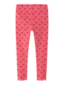NAME IT Sløjfe Leggings Karina Rapture Rose