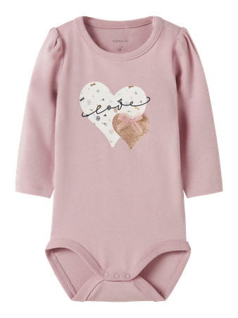 NAME IT Langærmet Body Kinin Burnished Lilac