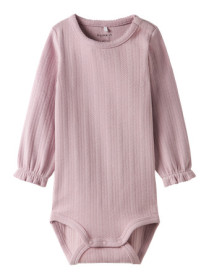 NAME IT Langærmet Body Kisa Burnished Lilac