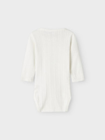 NAME IT Langærmet Body Kisa Cloud Dancer