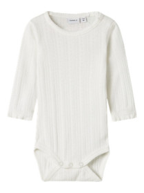 NAME IT Langærmet Body Kisa Cloud Dancer