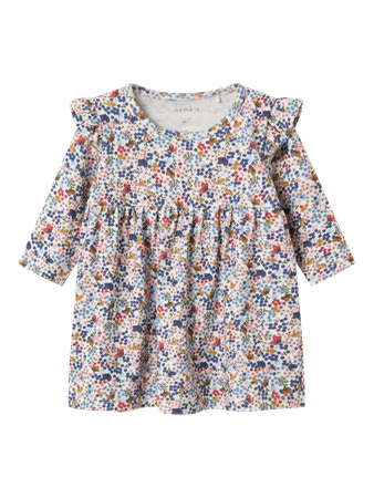 NAME IT Kjole Korra Cloud Dancer billede