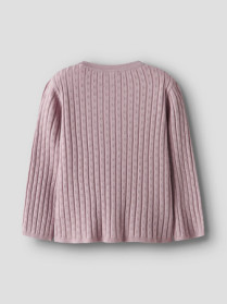 NAME IT Strikket Cardigan Kind Burnished Lilac