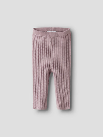 NAME IT Stikkede Leggings Kind Burnished Lilac