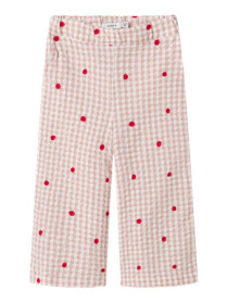 NAME IT Wide Pants Kamille Burnished Lilac Bright White