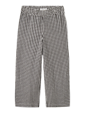 Name It Wide Pants Kamille - Black Bright White