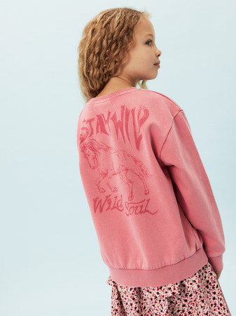 NAME IT Sweatshirt Kassia Rapture Rose
