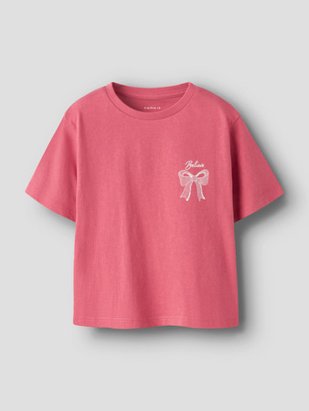NAME IT Sløjfe T-shirt Katalin Rapture Rose