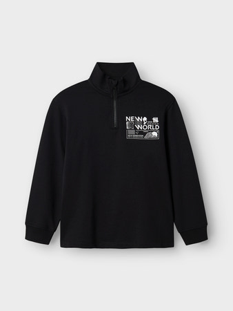 NAME IT Half Zip Sweatshirt Kimba Black