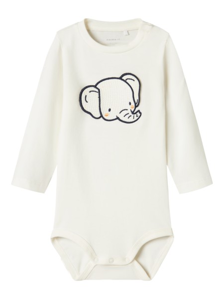 Name It Brore Langærmet Body - Cloud Dancer