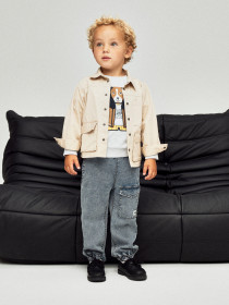 NAME IT Sweatshirt Kamden Light Grey Melange