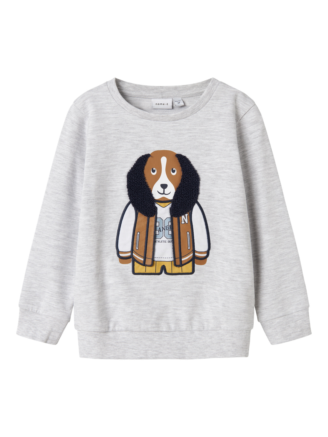 NAME IT Sweatshirt Kamden Light Grey Melange billede