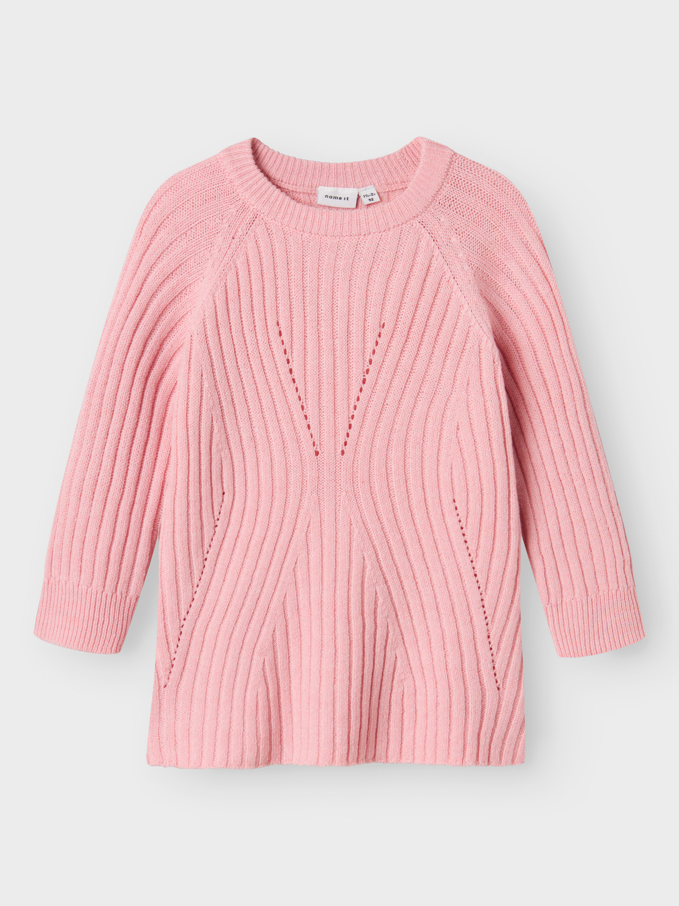 Name It Rikine Strikkjole - Cradle Pink
