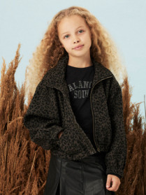 NAME IT Twill Leo Jakke Lela Jacket Mockingbird Leo