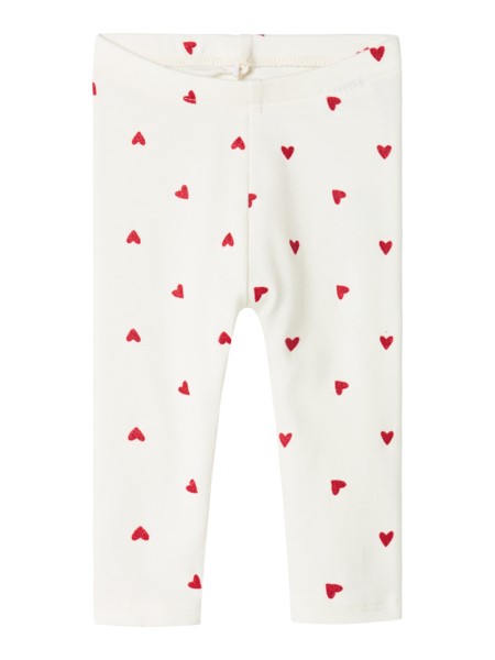 NAME IT Baby Leggings Dheart Cloud Dancer