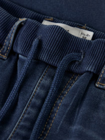 NAME IT Fleece Jeans Ben Baggy Dark Blue Denim