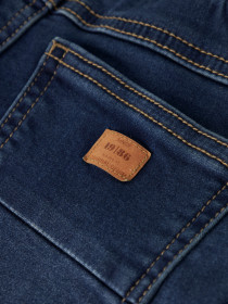 NAME IT Fleece Jeans Ben Baggy Dark Blue Denim