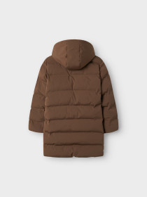 LMTD Lang Puffer Jakke Morop Chocolate Chip