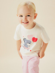 NAME IT T-shirt Katinka Coconut Milk