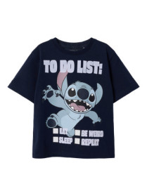 NAME IT Stitch T-shirt Judd Navy Blazer