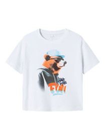 NAME IT T-shirt Lewis Bright White