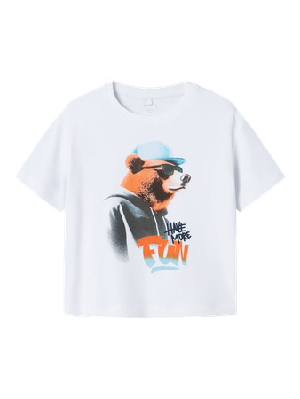 Name It Lewis T-shirt - Bright White