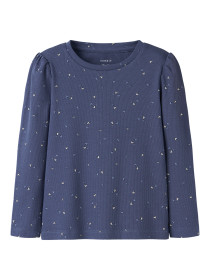 NAME IT Bluse Nelia Blue Indigo