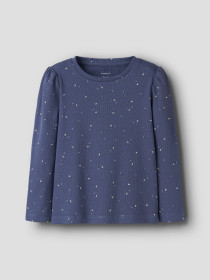 NAME IT Bluse Nelia Blue Indigo