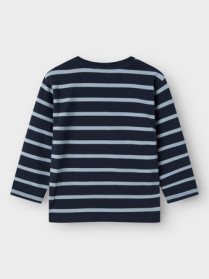 NAME IT Langærmet Bluse Josue Spidey Navy Blazer Dusty Blue