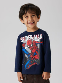 NAME IT Bluse Juice Spider-Man Navy Blazer