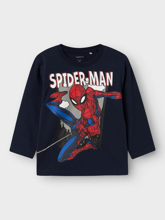 NAME IT Bluse Juice Spider-Man Navy Blazer