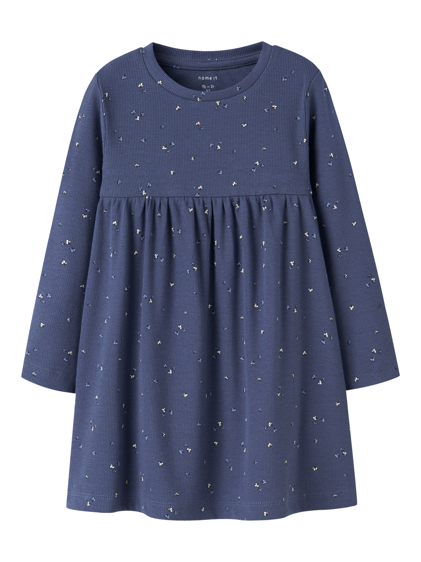 NAME IT Kjole Nelia Blue Indigo
