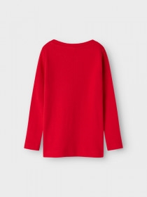 NAME IT Langærmet Bluse Dagnes Chinese Red