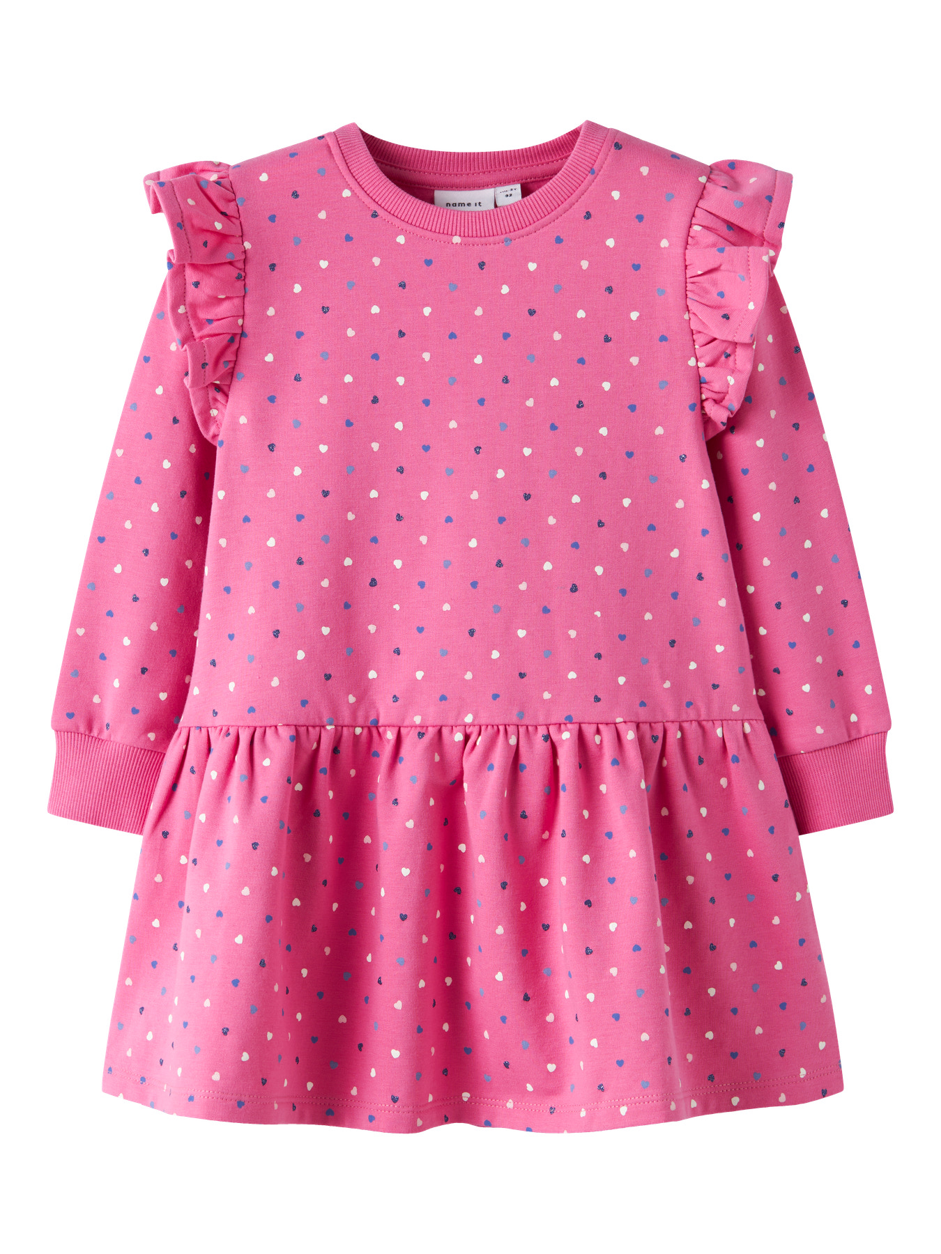 NAME IT Sweat Kjole Oeana Pink Power